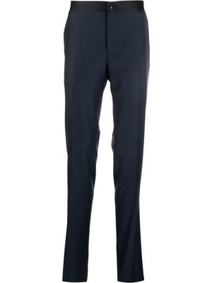 Canali tailored wool trousers - Blue
