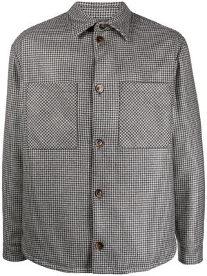 Canali tweed shirt jacket - Grey