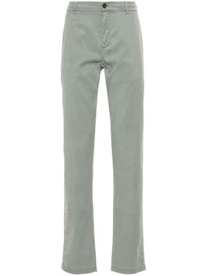 Canali twill tapered trousers - Green