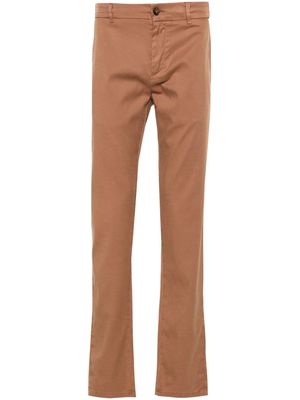 Canali twill tapered trousers - Neutrals