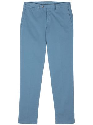 Canali twill-weave chino trousers - Blue