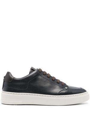 Canali two-tone lace-up sneakers - Blue