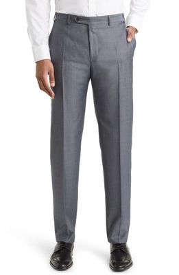 Canali Wool & Mohair D7 Trousers in Grey