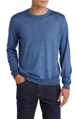 Canali Wool & Silk Sweater in Blue