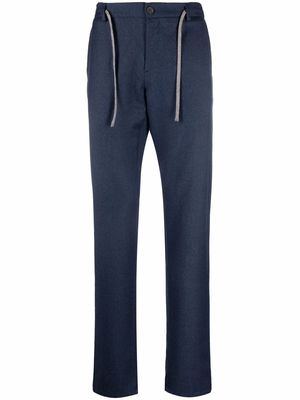 Canali wool track pants - Blue