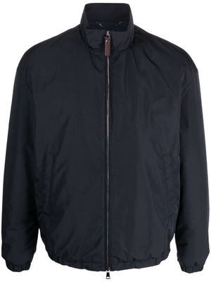 Canali zip-up lightweight jacket - Blue