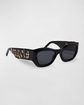 Canby Acetate & Metal Cat-Eye Sunglasses