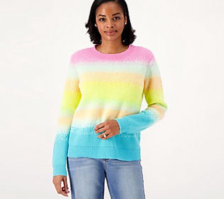 Candace Cameron Bure Sunburst Ombre Sweater