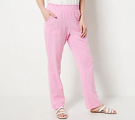 Candace Cameron Bure Sunkissed Regular Smocked Pant