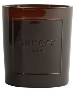 Cander Oud Particullier logo-embossed candle - Brown