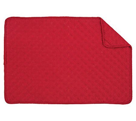 C&F Home Abbott Scarlet Placemats - Set of 6