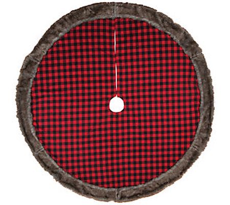 C&F Home Buffalo Check Tree Skirt