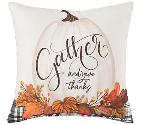 C&F Home Gather and Give Thanks Pillow