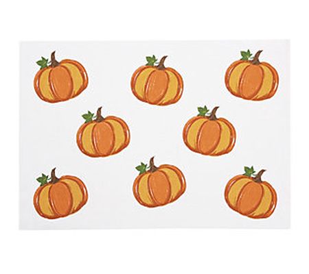 C&F Home Set of 6 Hello Pumpkin Placemats