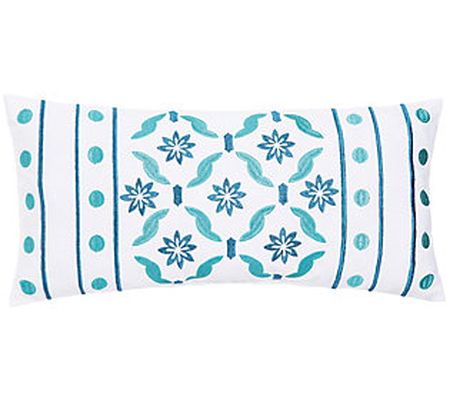 C&F Home Teal Gio Pillow