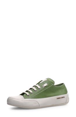 Candice Cooper Rock Low Top Sneaker in Apple Green