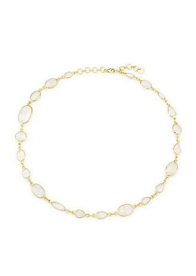 Candies 24K Gold-Plated & Moonstone Dew Necklace