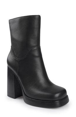 Candie's Glam Bootie in Black Leather