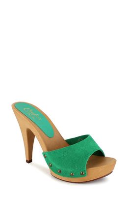 Candie's Viviana Slide Sandal in Green