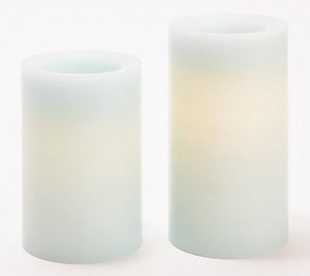 Candle Impressions 5" & 6" Embedded Fairy Light Pillars