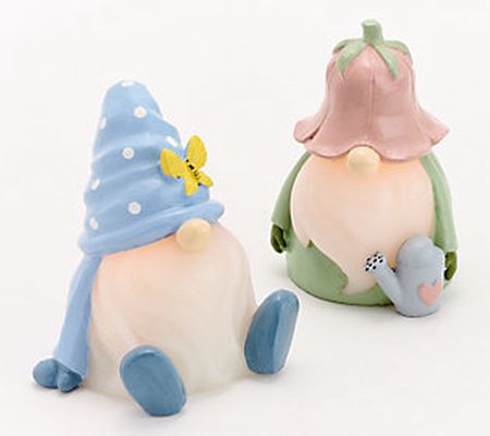 Candle Impressions Set of 2 Gnomes