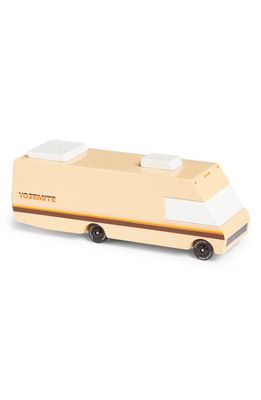CANDYLAB TOYS Yosemite RV Wooden Car Toy in Yellow