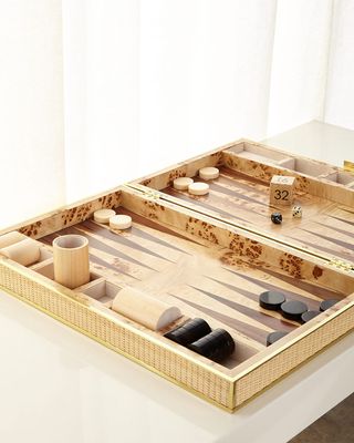 Cane Backgammon Set