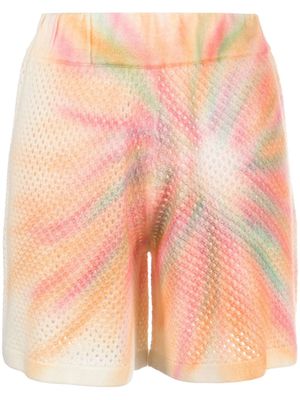Canessa cashmere knitted shorts - Pink
