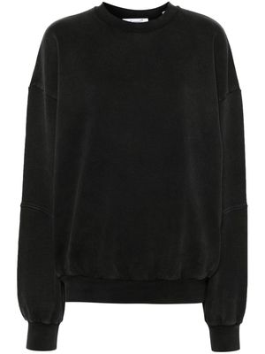 CANNARI CONCEPT embroidered-logo sweatshirt - Grey