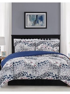 Cannon Chelsea Comforter Set in Blue Multi Full/Queen