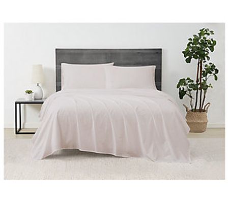 Cannon Solid Percale 3-Piece Twin Sheet Set