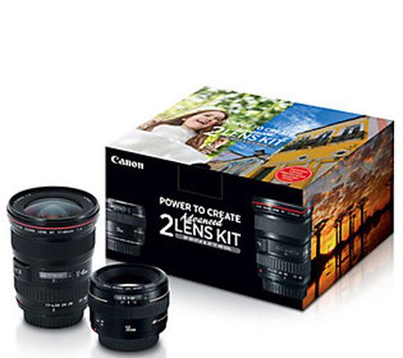 Canon Advanced 2-Lens Kit w/ 50mm f/1.4 & 17-40 mm f/4L Lenses