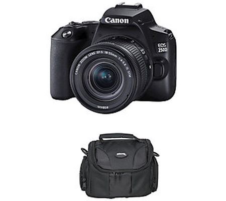 Canon EOS 250D/Rebel SL3 DSLR Camera w/18-55mm Lens