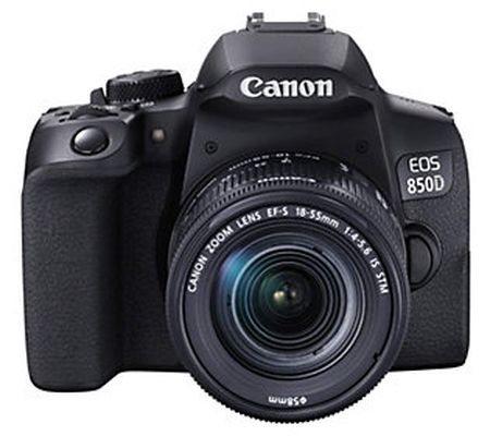 Canon EOS 850D Rebel T8i DSLR Camera Bundle w/ 18-55mm Lens