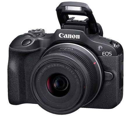 Canon EOS R100 Mirrorless Camera 18-45mm & 55-2 10mm Lens