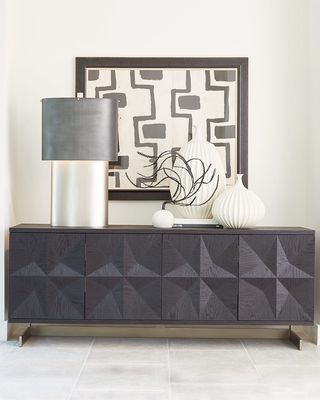Cantilevered Star Media Console