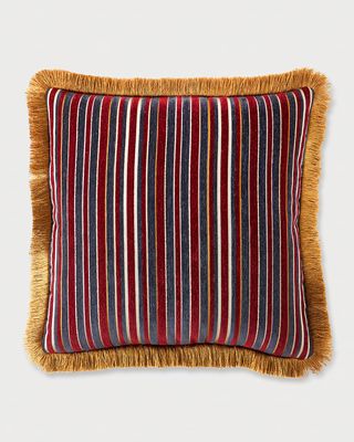 Cantori Striped Pillow, 20"Sq.