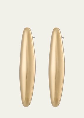 Canyon Gold-Plated Long Drop Earrings