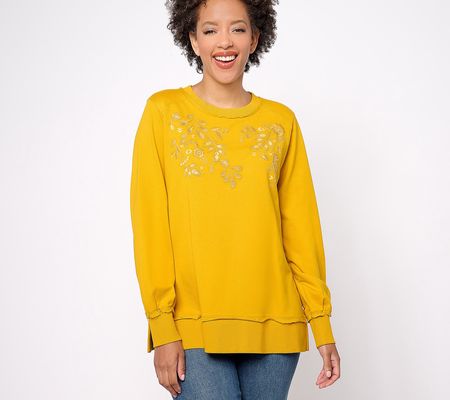 Canyon Retreat Embroidered Detail Pullover