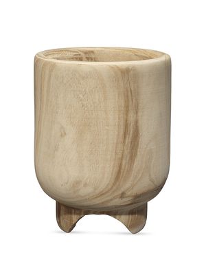 Canyon Wooden Vase - Natural Wood - Natural Wood