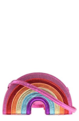 Capelli New York Die Cut Shimmer Rainbow Crossbody Bag in Multi Combo