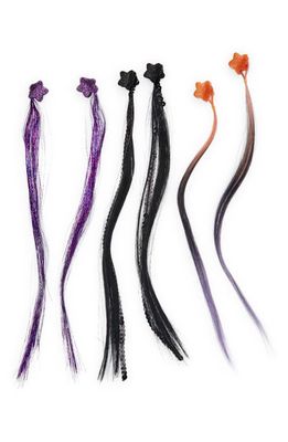 Capelli New York Kids' Assorted 6-Pack Hair Clips in Purple Combo