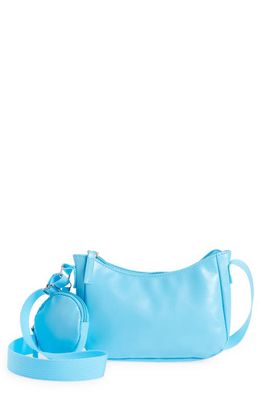 Capelli New York Kids' Faux Leather Shoulder Bag in Blue Combo