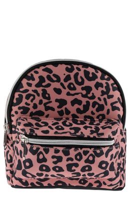 Capelli New York Kids' Leopard Print Mini Backpack in Pink Combo