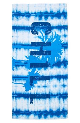 Capelli New York Palm Tree Beach Towel in Blue Combo