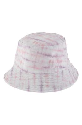 Capelli New York Reversible Twill Bucket Hat in Pink Combo