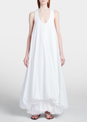 Capi High-Low Voile Dress