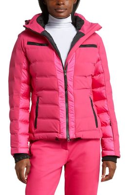 Capranea Vanta II Water Resistant Stretch Down Jacket in Cabaret Pink 