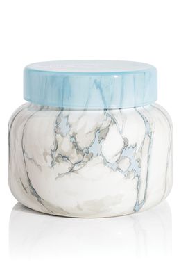 Capri Blue Modern Marble Jar Candle in Blue Jean