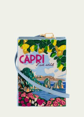 Capri Lemons Mer Bio Book Clutch Bag